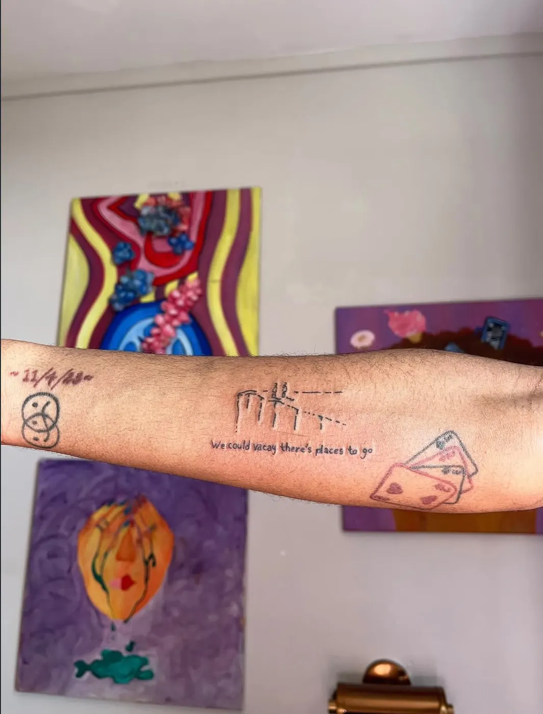Places to go — tattoo by Lilita Mandita