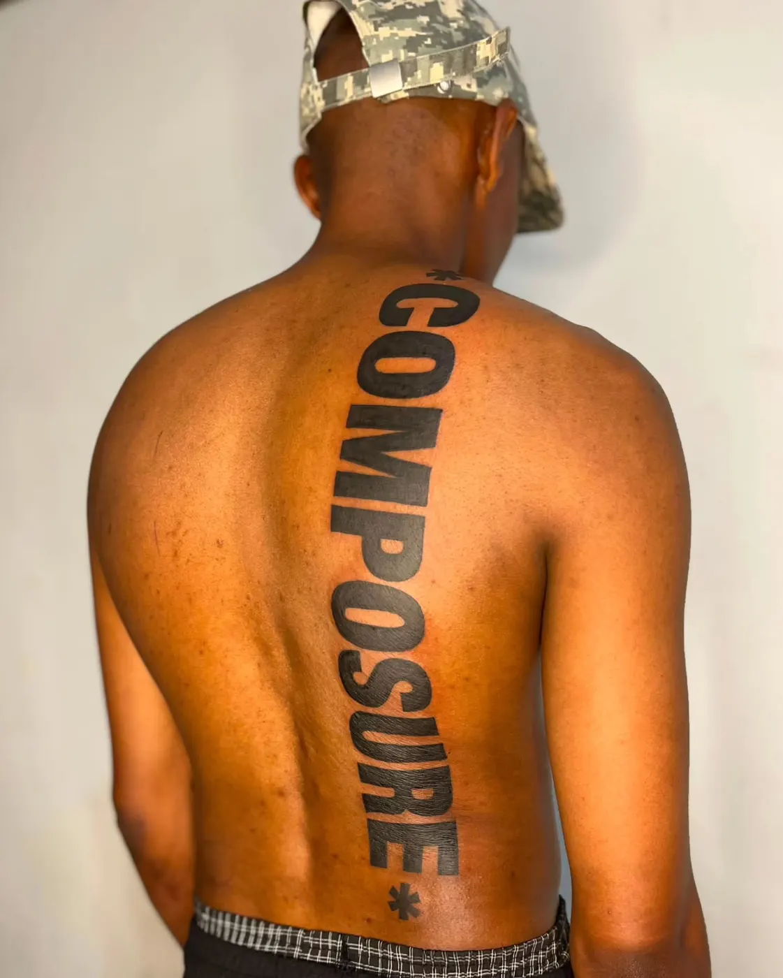 Composure — Lettering by BlaQ Feather