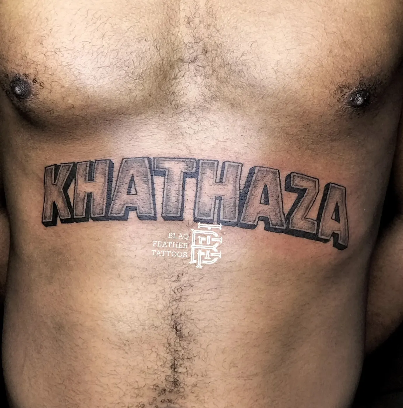 Khathaza — Lettering by BlaQ Feather